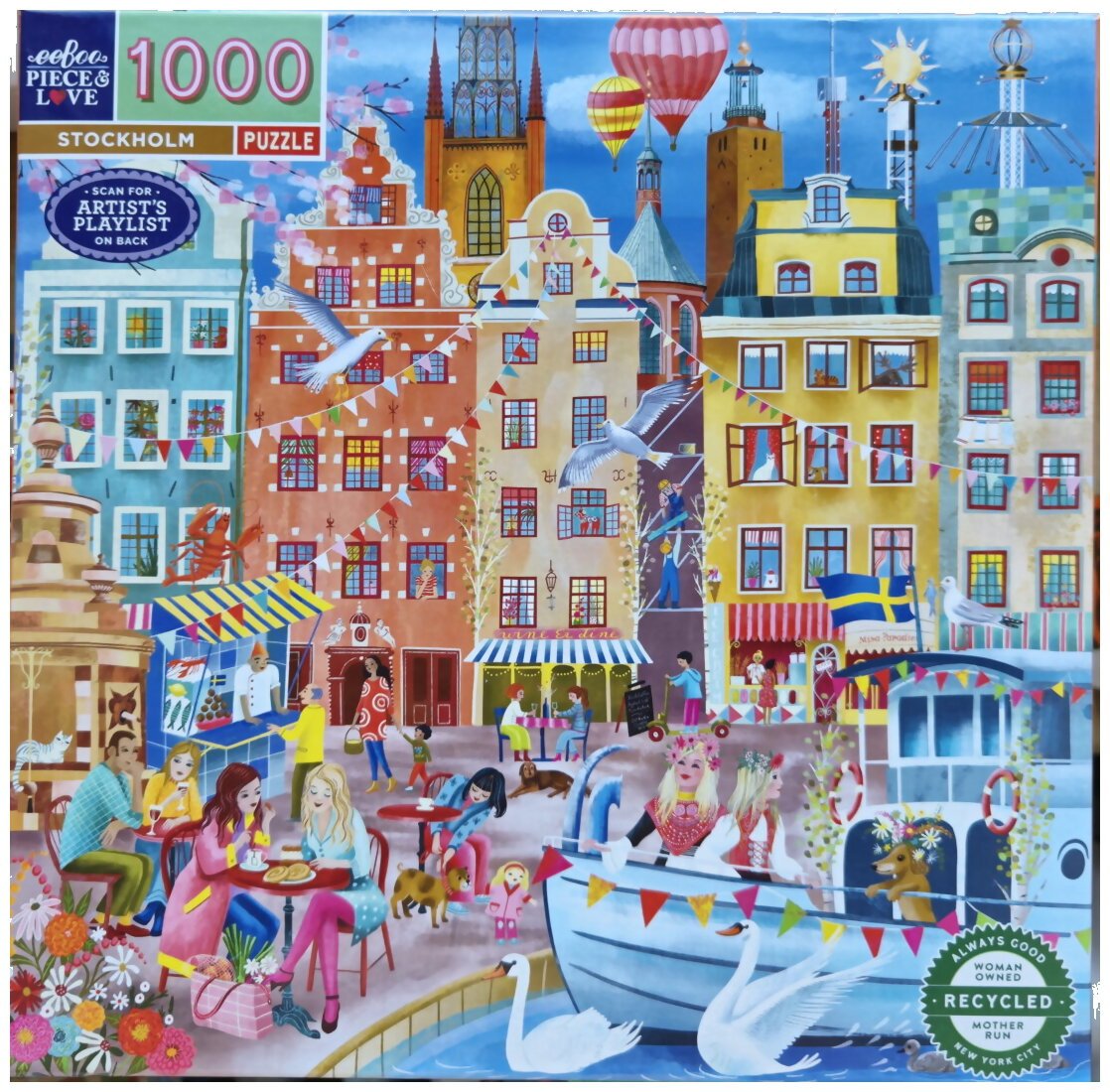 Puzzle - Stockholm - 1000 Pièces