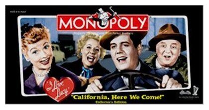 Monopoly - I Love Lucy "California, Here We Come"