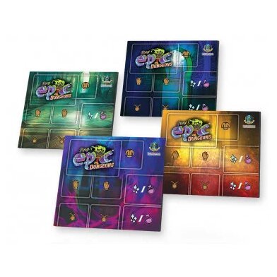 Tiny Epic Dungeons - 4 Pack Player Mats