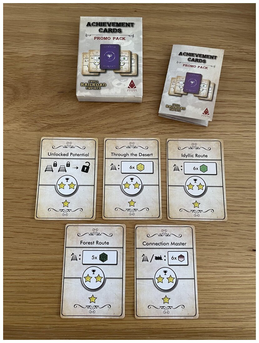 Small Railroad Empires - Achievement Cards
