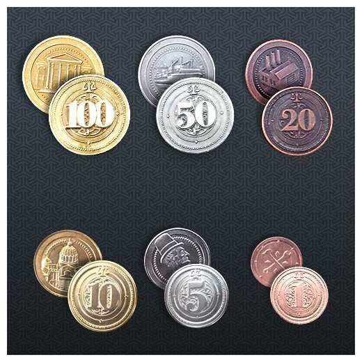 Hegemony – Metal coins