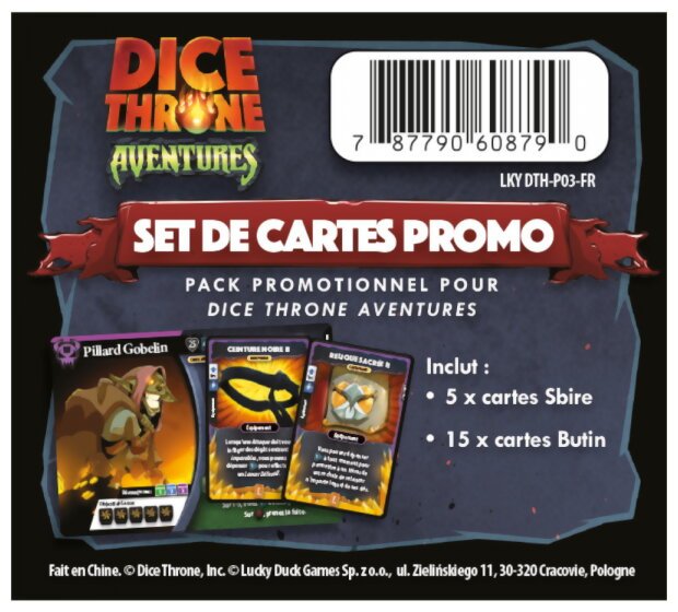Dice Throne Aventures - Set de Cartes Promo