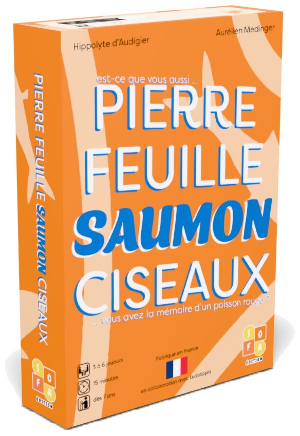 Pierre Feuille Saumon Ciseaux
