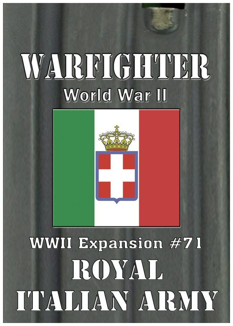 Warfighter WWII  – Royal Italian Army - Expansion #71