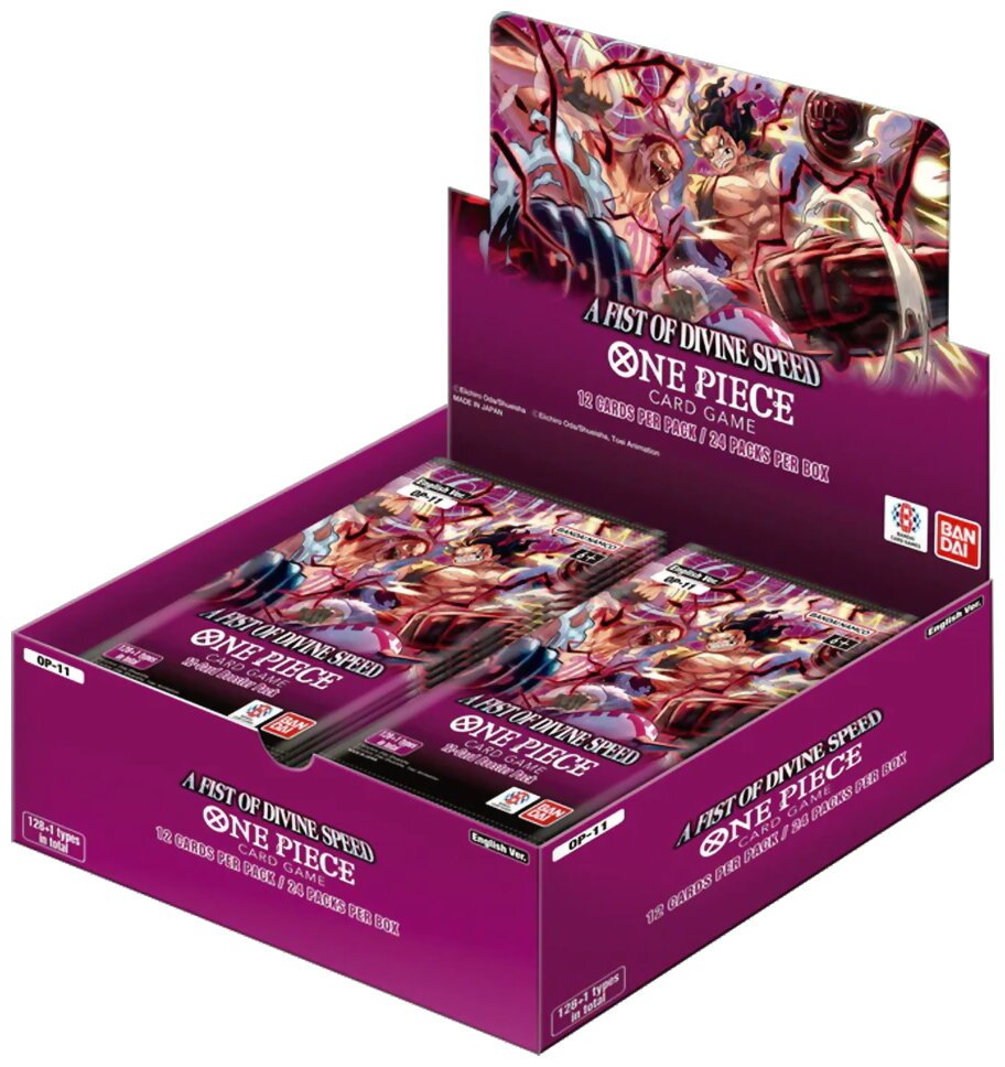 One Piece Card Game - Display - A Fist Of Divine Speed