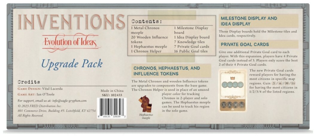 Inventions - Upgrade Pack - Evolution of ideas