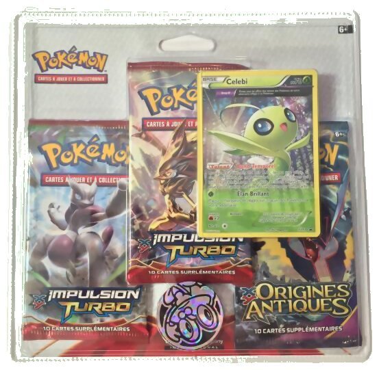Pokémon JCC - Pack De 3 Boosters - Célébi - Impulsion TURBO