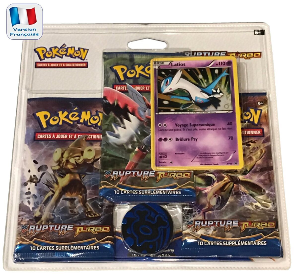 Pokémon JCC - Pack De 3 Boosters - Latios - Rupture Turbo