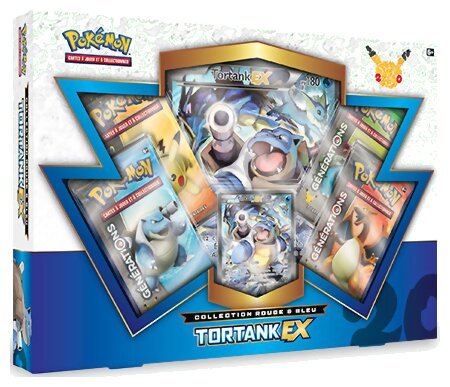 Pokémon JCC - Collection -  Tortank-EX - Rouge & Bleu