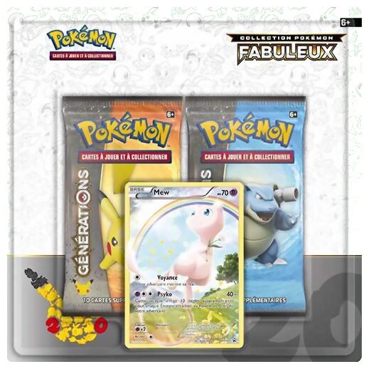 Pokémon JCC - Pack De 2 Boosters - Mew - Fabuleux