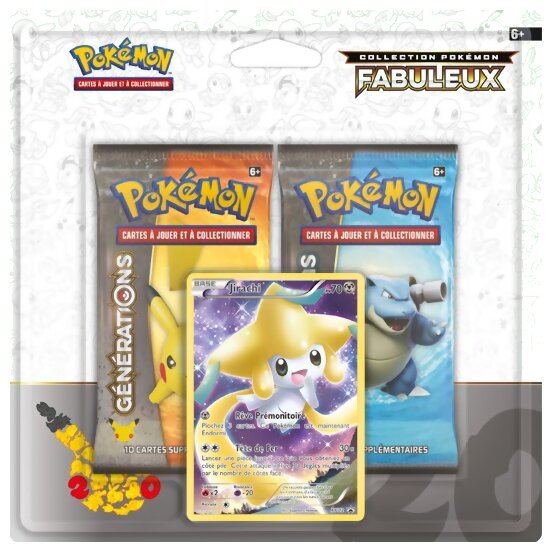 Pokémon JCC - Pack de 2 boosters - Jirachi - Fabuleux