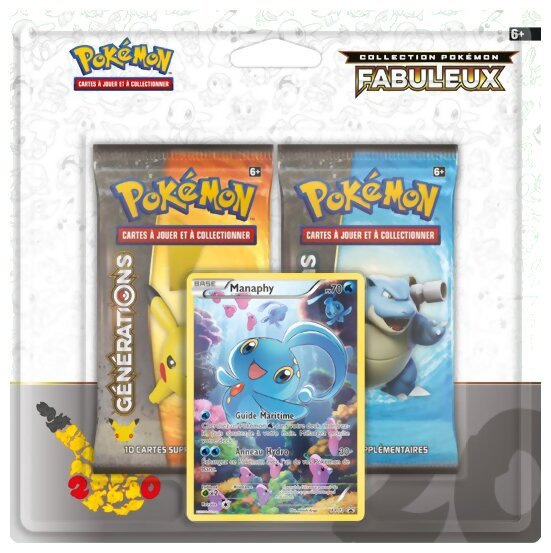 Pokémon JCC - Pack De 2 Boosters - Fabuleux - Manaphy