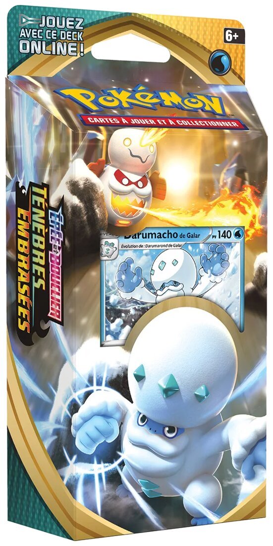 Pokémon  JCC - Deck à thème - Darumacho de Galar - Ténèbres Embrasées