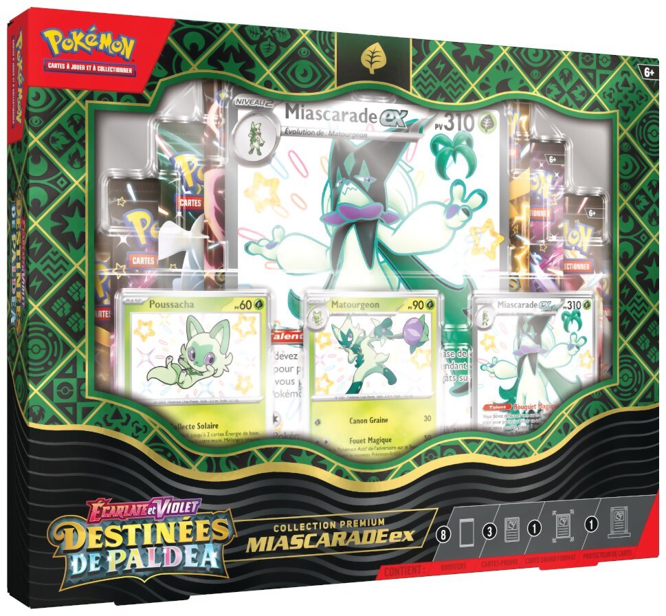 Pokémon JCC - Coffret Collection Premium - Miascarade-ex - Destinées De Paldéa