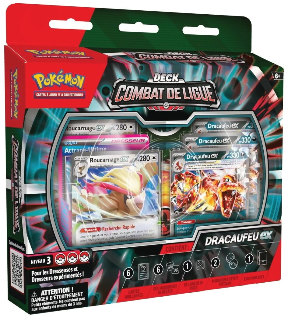 Pokémon JCC - Deck Combat De Ligue - Dracaufeu‑Ex