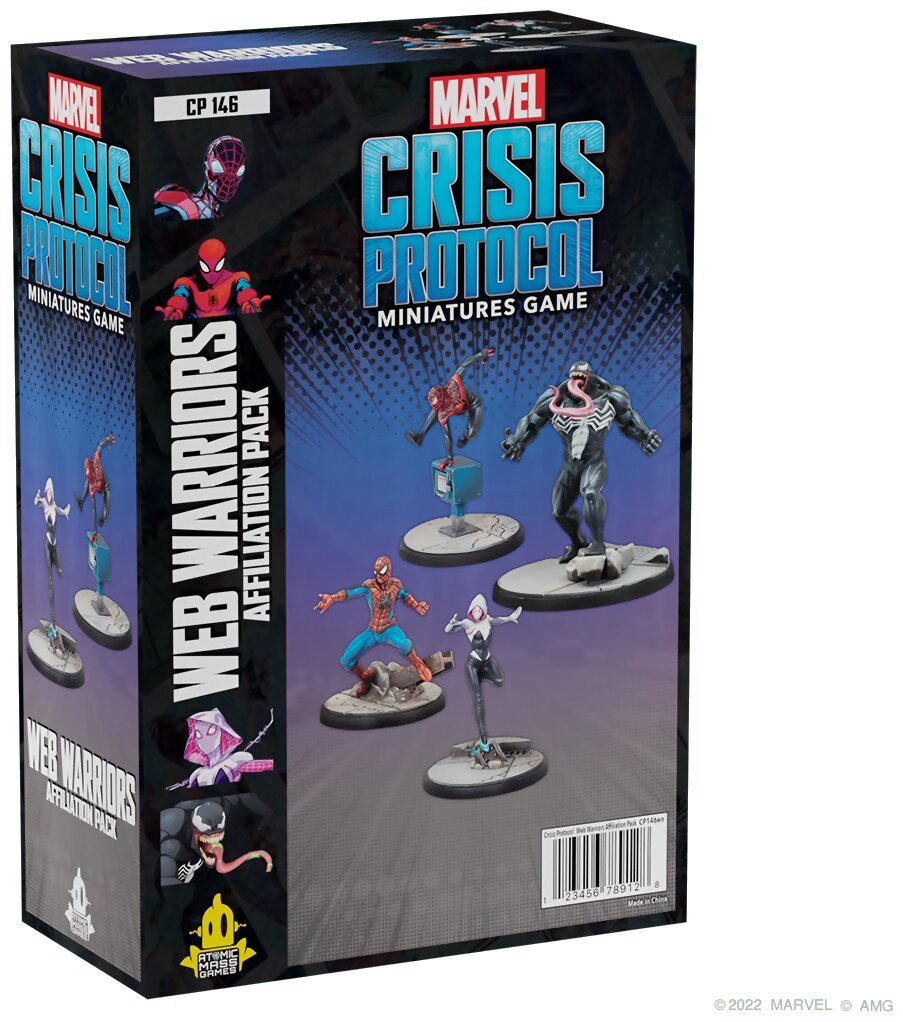 Marvel Crisis Protocol - Web Warriors - Affiliation Pack