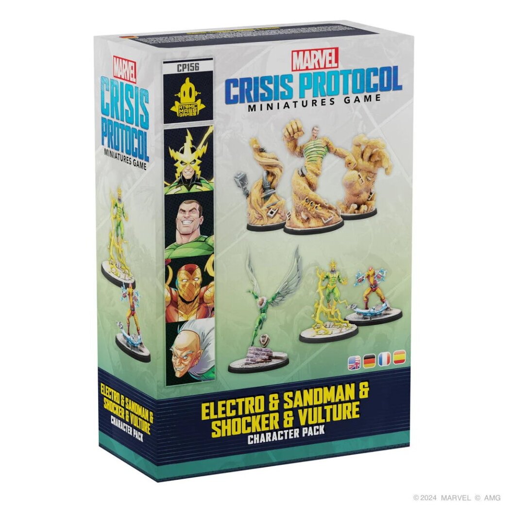 Marvel Crisis Protocol - Electro & Sandman & Shocker & Vulture - Character pack