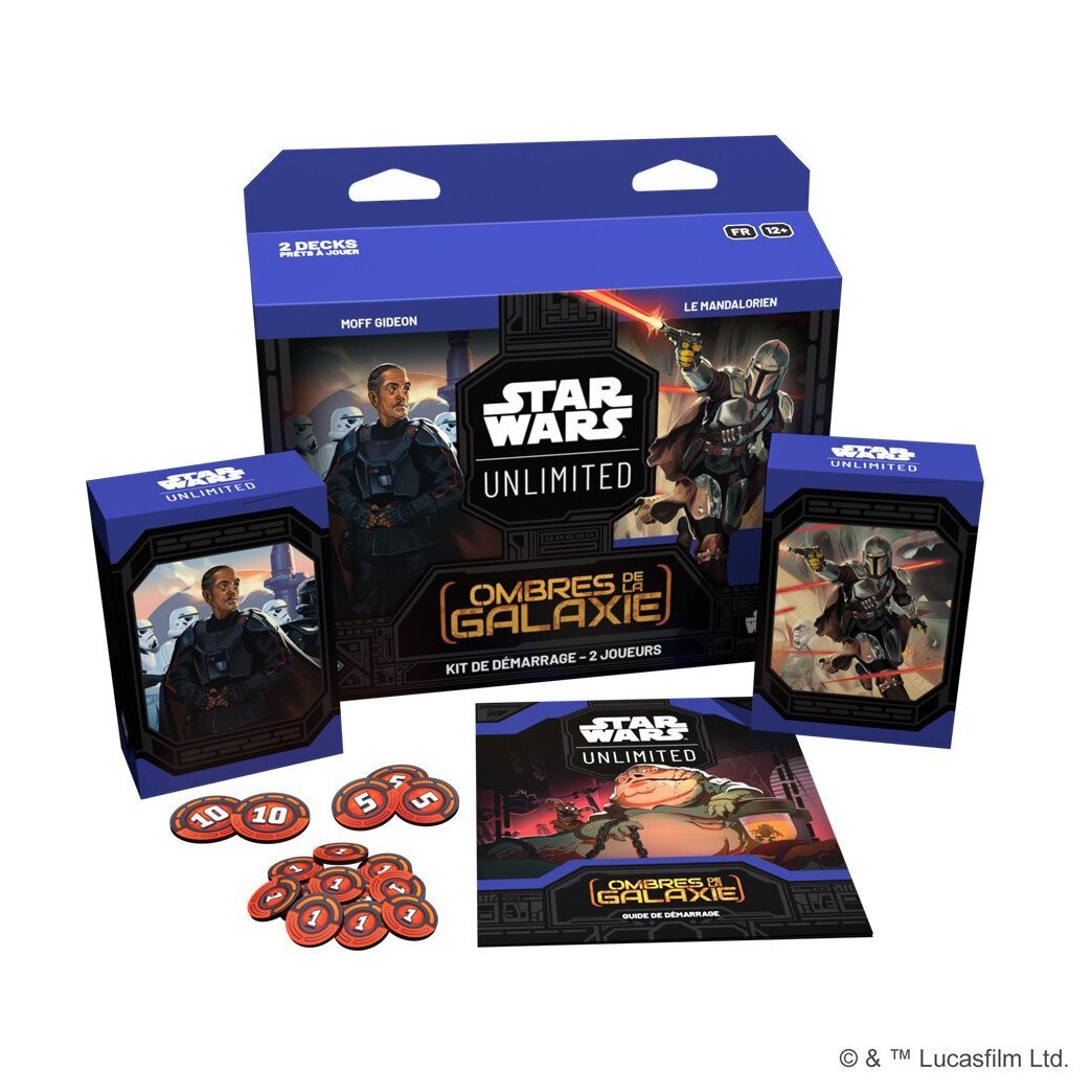 Star Wars Unlimited - Kit De Démarrage - Moff Gideon & Le Mandalorien - Ombres De La Galaxie