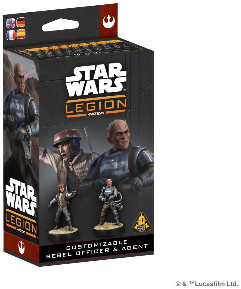 Star Wars Légion - Customizable Rebel Officer & Agent