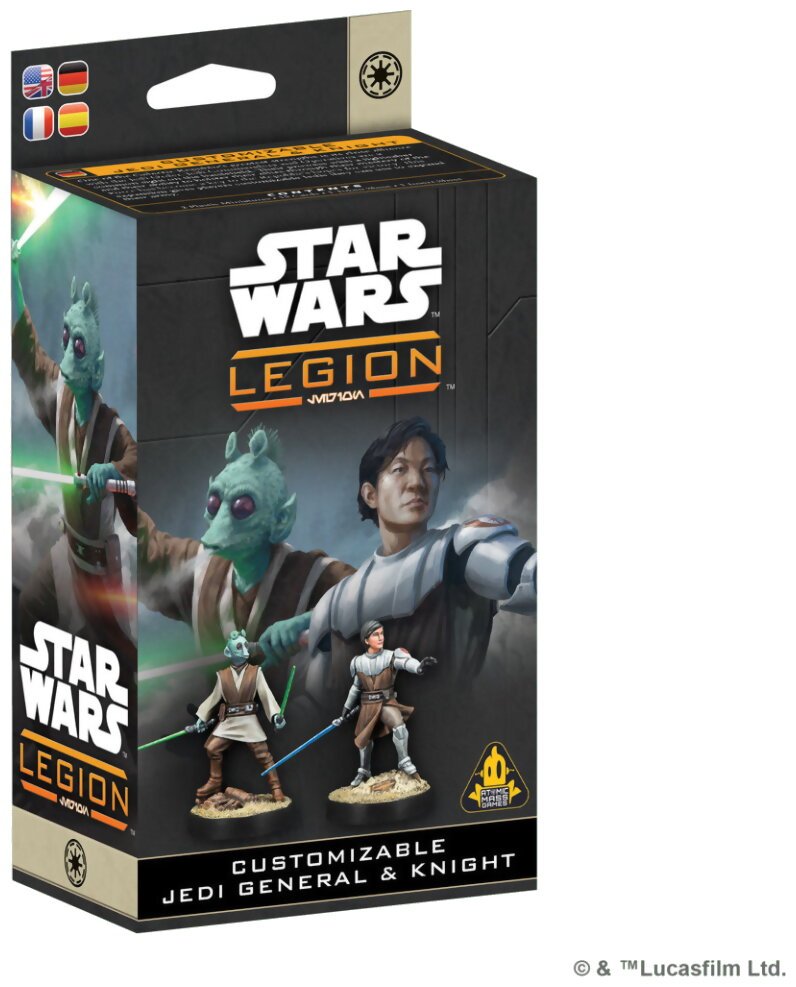 Star Wars Legion - Customizable Jedi General and Knight