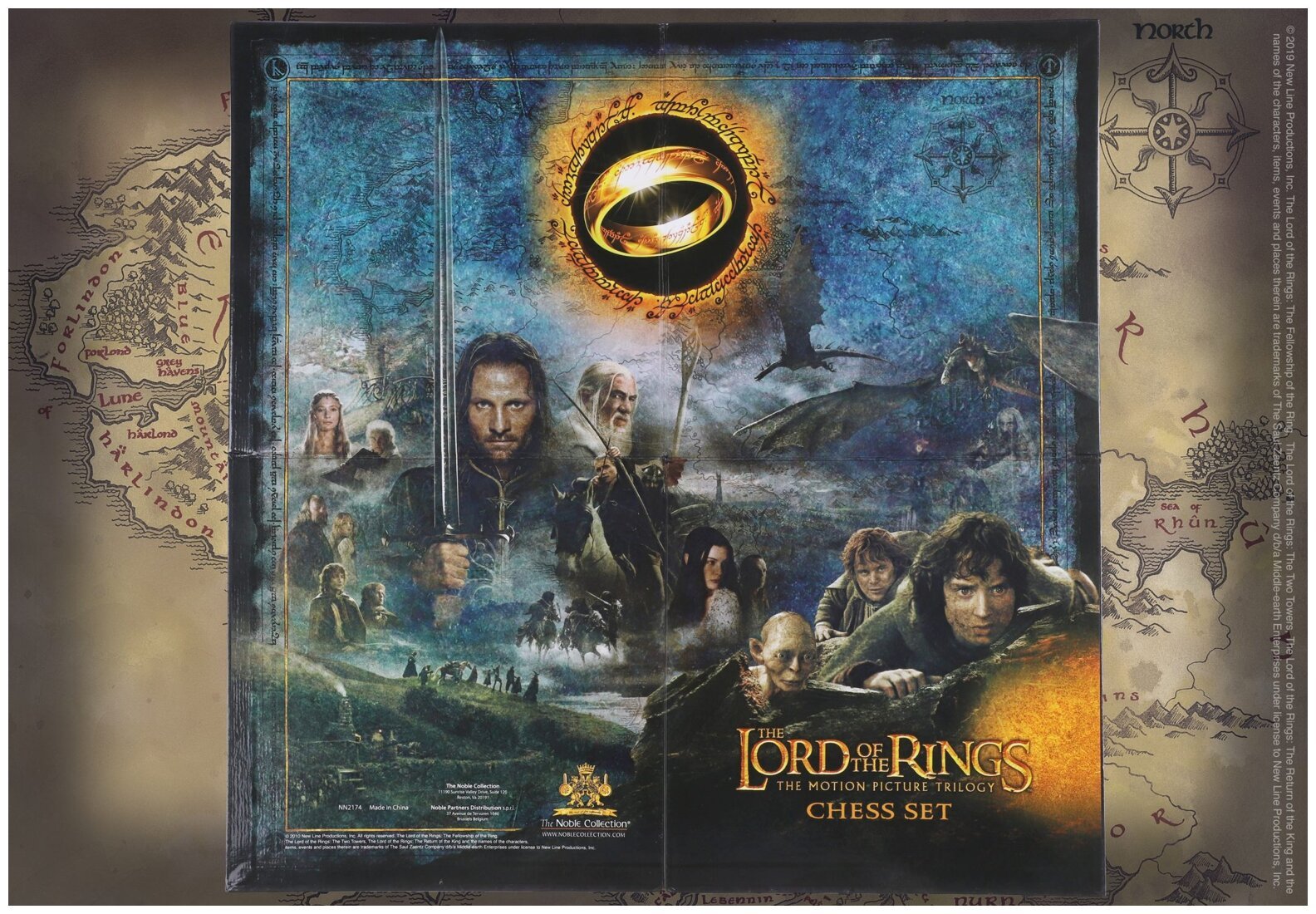 The Lord of the Rings chess set - Battre for the middle-earth