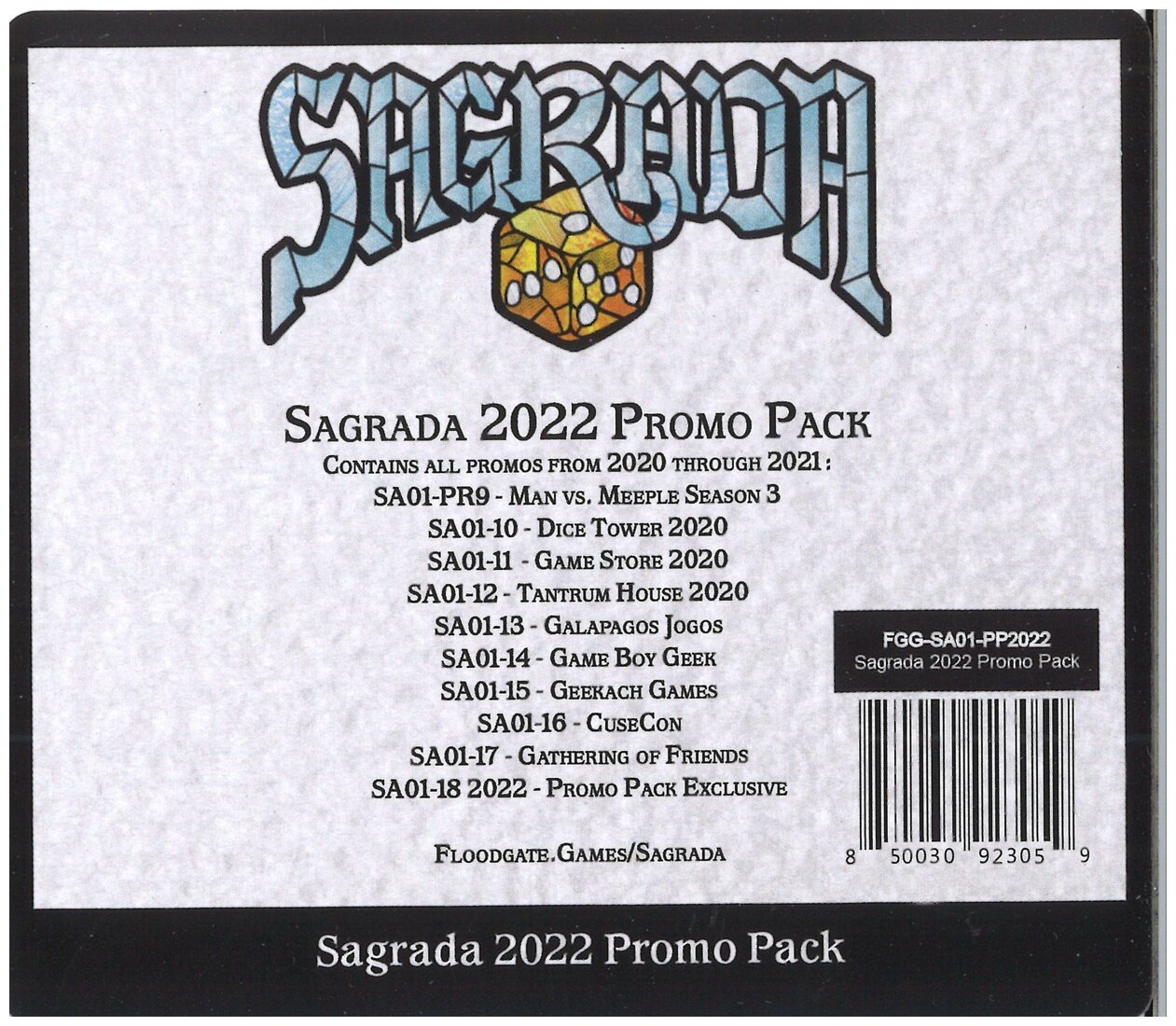 Sagrada - 2022 Promo Pack