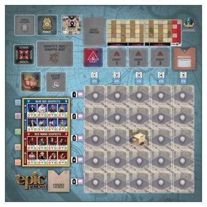 Tiny Epic Crimes - Playmat