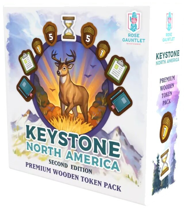 Keystone North America - Premium Wooden Token Pack - Second Edition