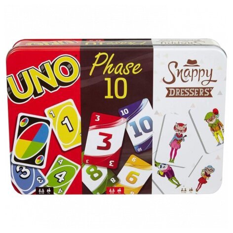 Coffret Uno/Phase 10/Snappy Dressers