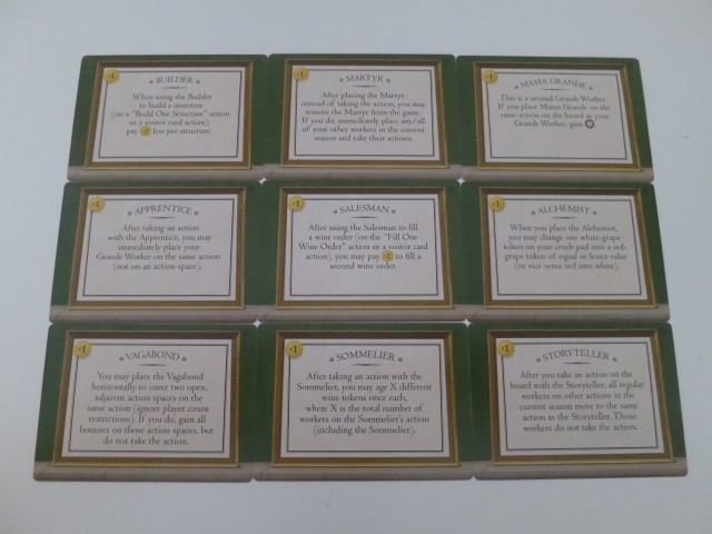 Viticulture Tuscany : Special Worker Promo Cards