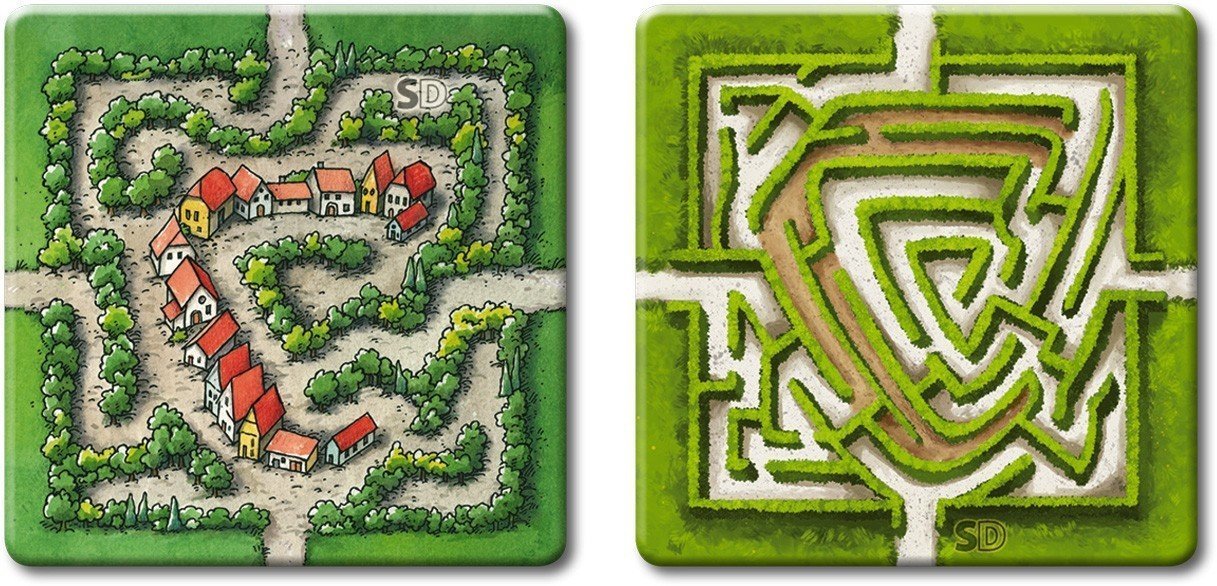 Carcassonne : Le Labyrinthe/Labyrinth / Das Labyrinth