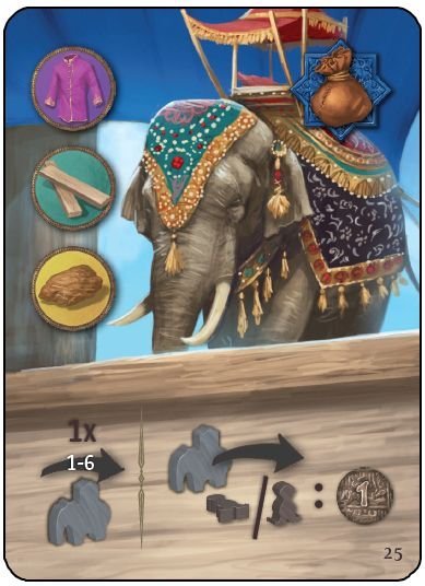 Agra - Carte promotionnelle "Ambabari Elephant"