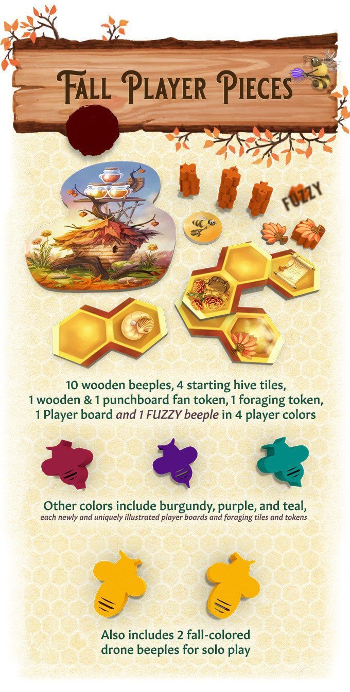 Honey Buzz - Extension "Fall Flavors Fall Player Pieces"