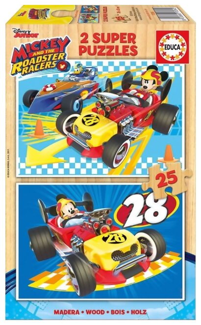2 Super Puzzles - Mickey And The Roadster Racers