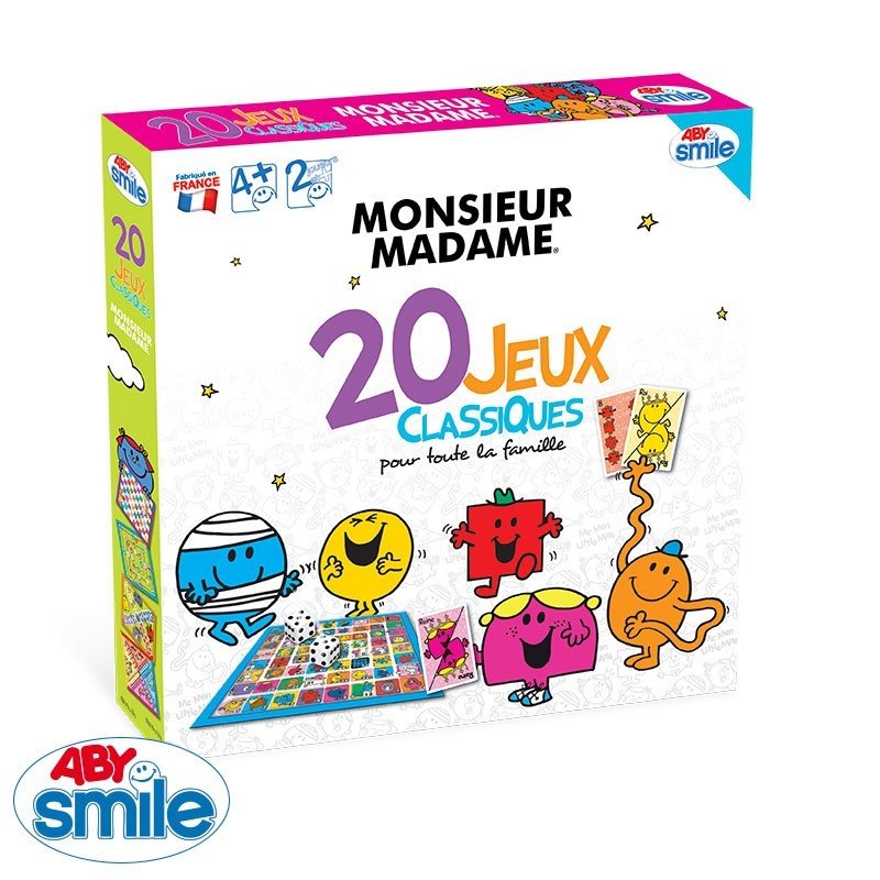 20 jeux classiques - Monsieur Madame