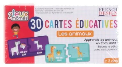 30 Cartes Éducatives Les Animaux