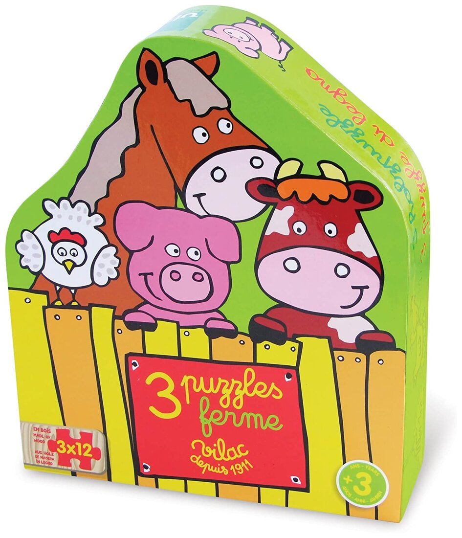 3 puzzles ferme