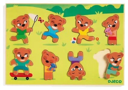 Puzzle Teddymatch - 8 pièces