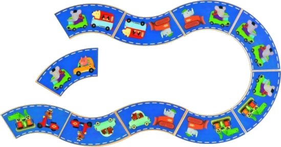 Domino zig zag vroum