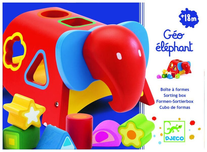 Boite à formes : Géo élephant