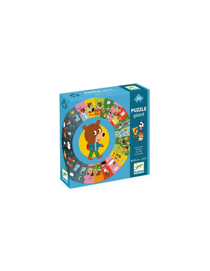 Puzzle Géant - La journée - 24 pièces