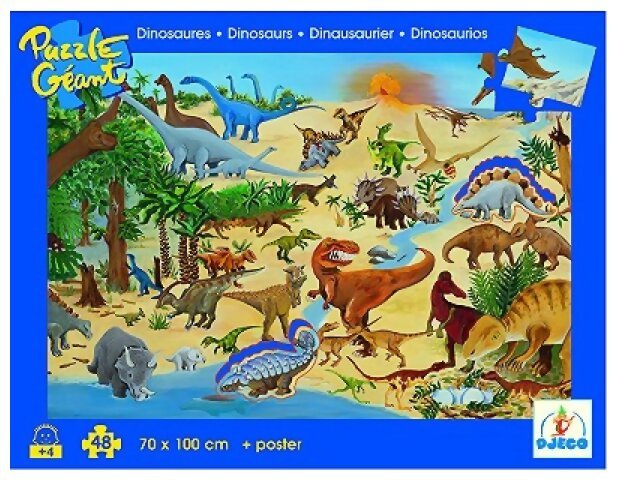 Puzzle - Les dinosaures - 48 pièces