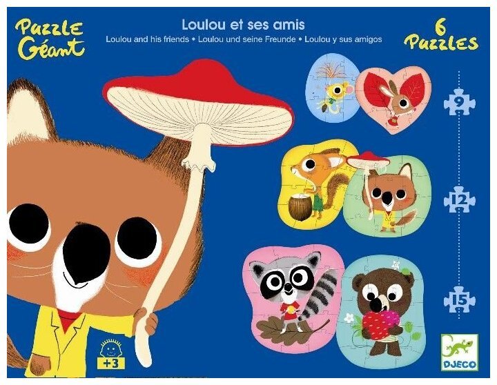 Puzzle Géant - Loulou Et Ses Amis