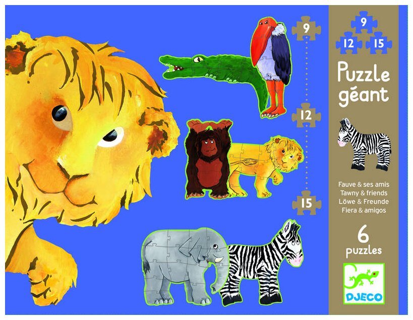 Puzzle Géant : Fauve & ses amis