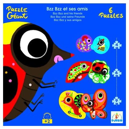 Puzzle Géant - Bzz Bzz Et Ses Amis - 6 Puzzles