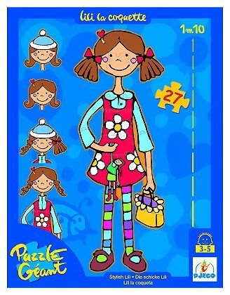 Puzzle géant - Lili la coquette - 27 pièces