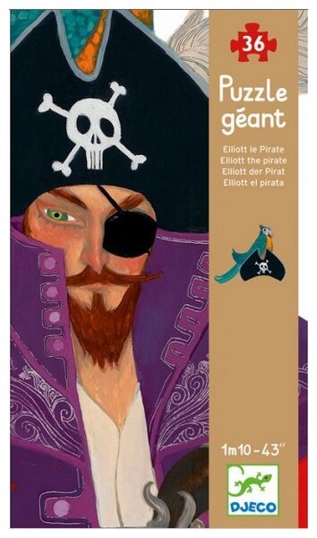 Puzzle géant - Elliot le Pirate - 36 pièces