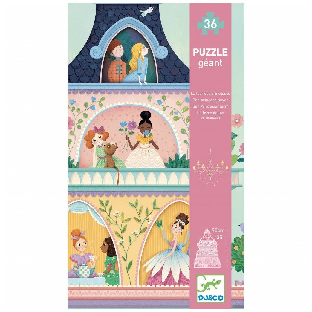Puzzle Géant - La Tour des Princesses - 36 pièces
