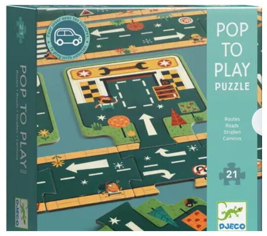 Pop To Play Puzzle Routes - 21 pièces