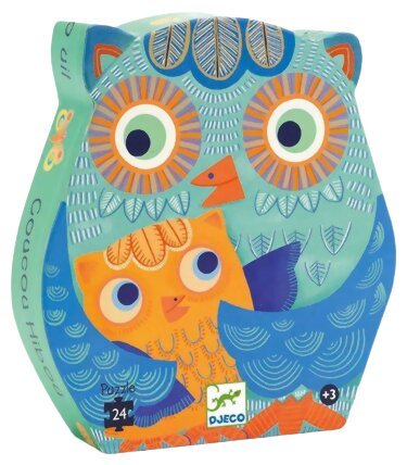 Puzzle Silhouette - Coucou Hibou - 24 Pièces